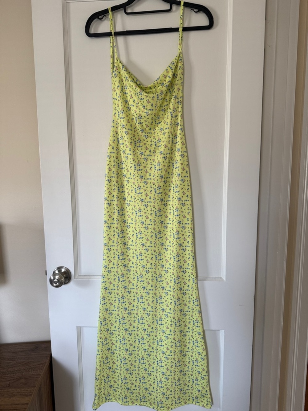 Yellow Floral Slip Dress